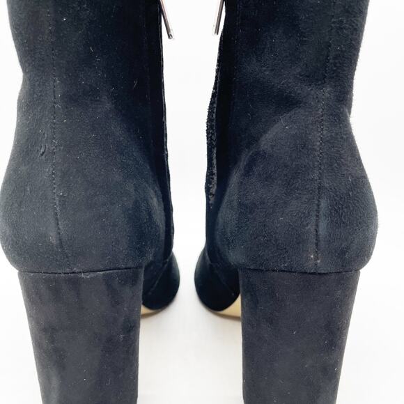 Marc Fisher Women's Ulani Black Suede High Heel Pointed Toe Ankle Boots Size 6M - Picture 10 of 12